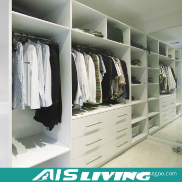 Europe Style Bedroom Furniture Walk in Wardrobe Closet (AIS-W007)